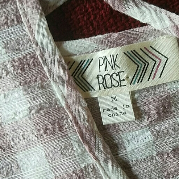 PINK ROSE Halter Top - Picture 2 of 3